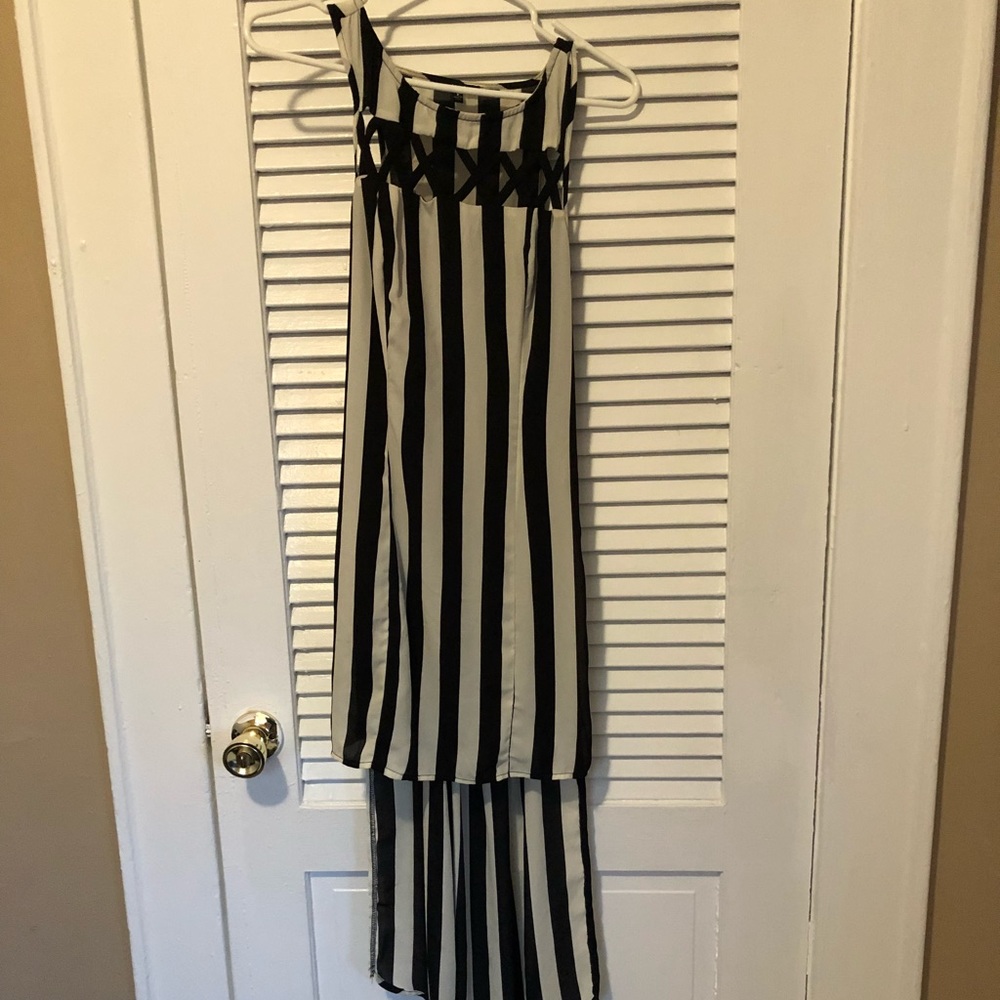 Black and white dress